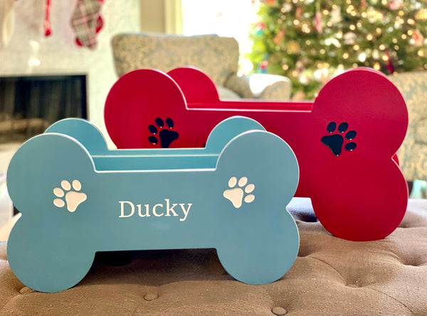 Personalized Dog Toy Box billscustombuilds