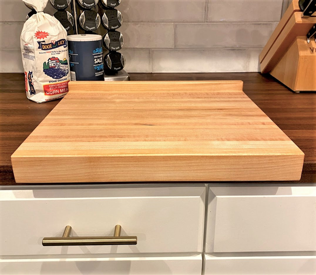 Mountain Cherry Pastry Board, Dough Board, Large Over Counter Cutting Board