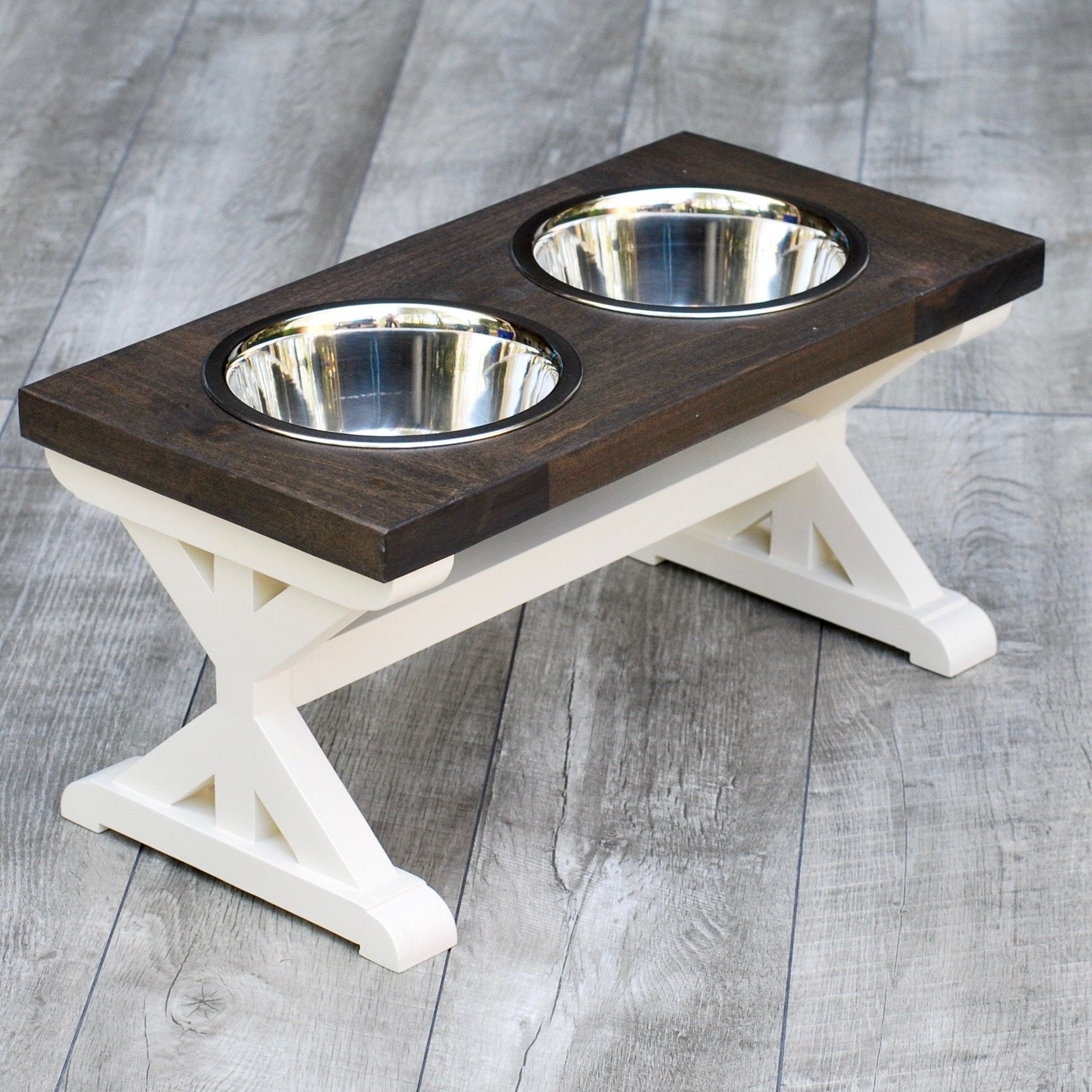 Luxury Dog Bowl Stand - White – OfficialDogHouse